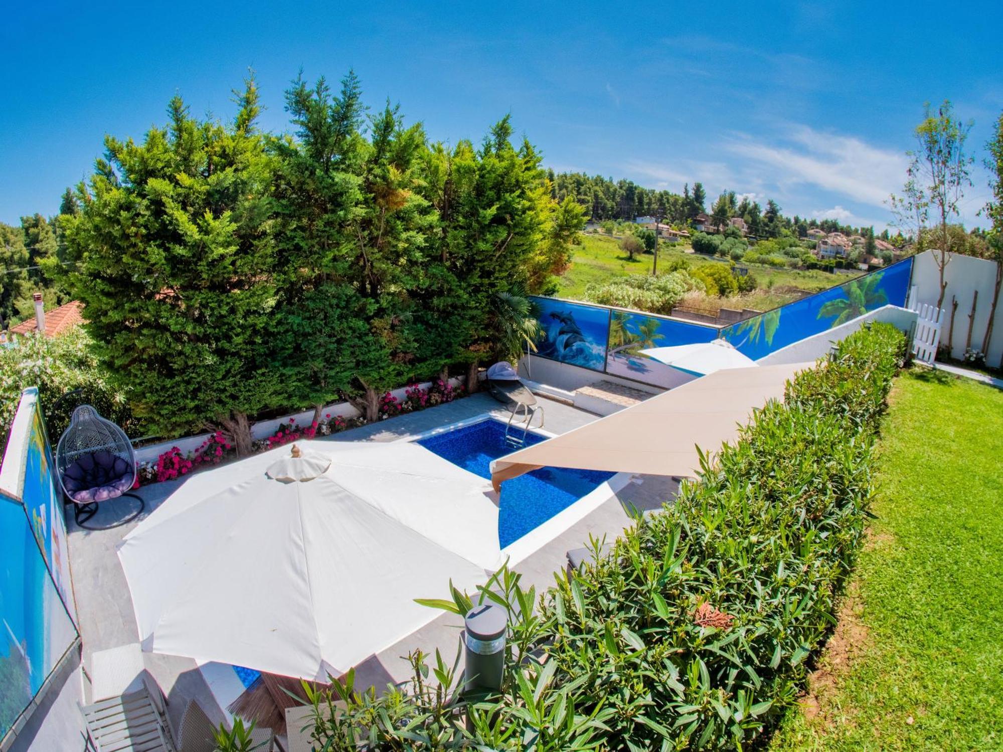 Deluxe Sani Relax Villa Exterior photo
